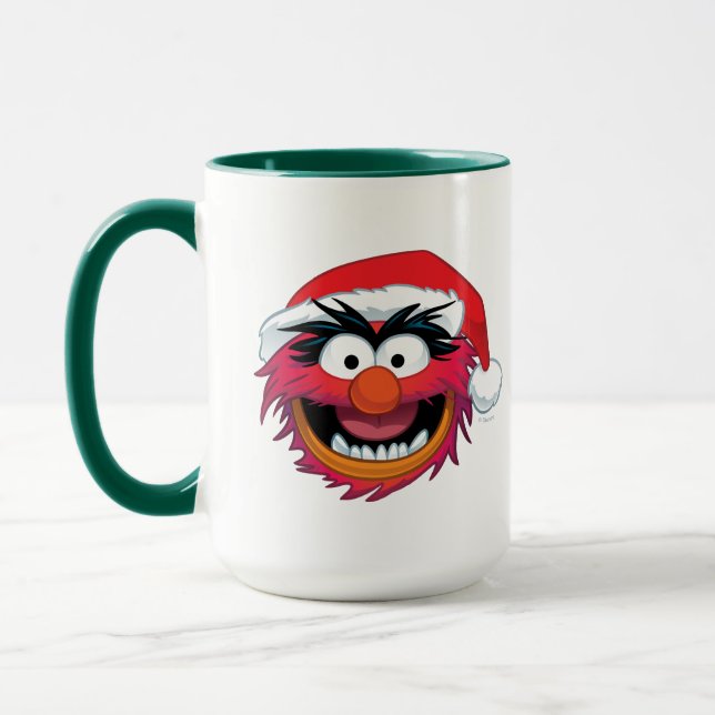 The Muppets | Christmas Animal Face Mug (Left)