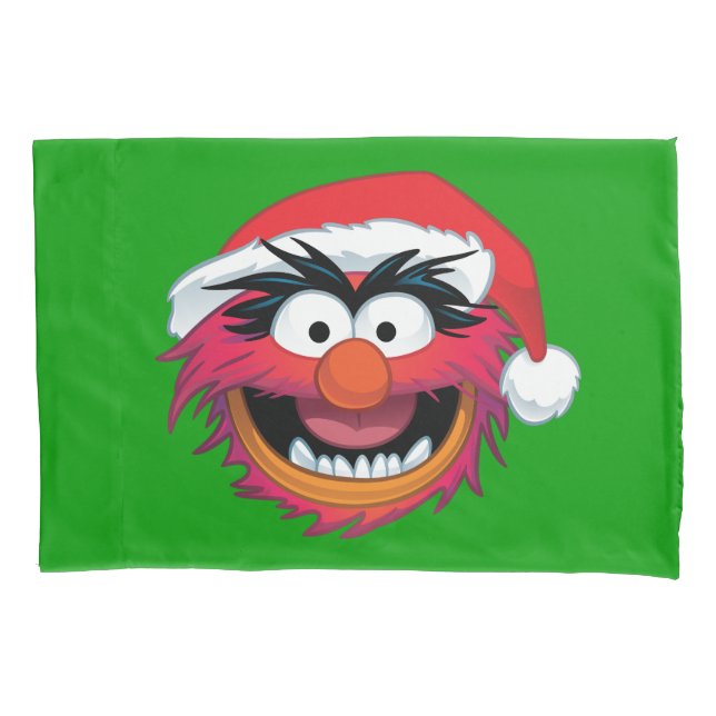 The Muppets | Christmas Animal Face Pillow Case (Front)