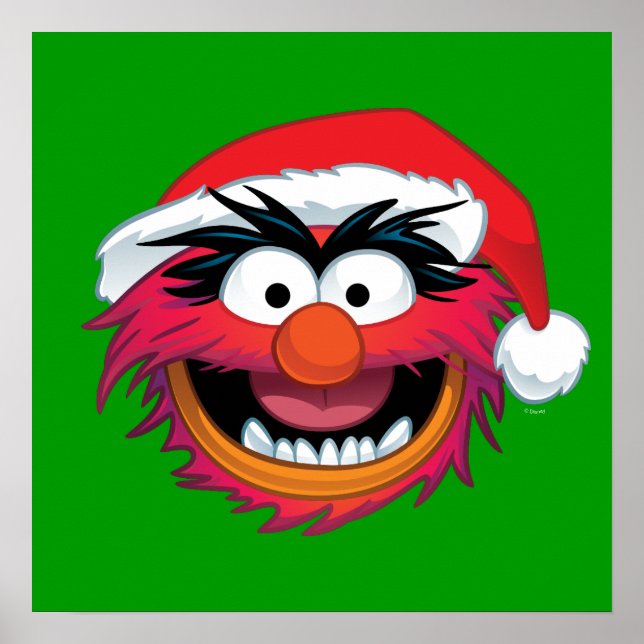 The Muppets | Christmas Animal Face Poster (Front)