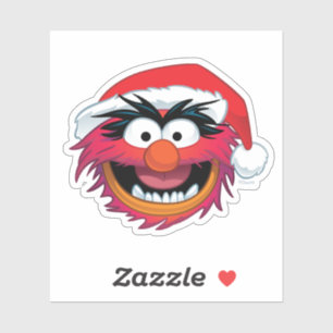 The Muppets   Christmas Animal Face Sticker