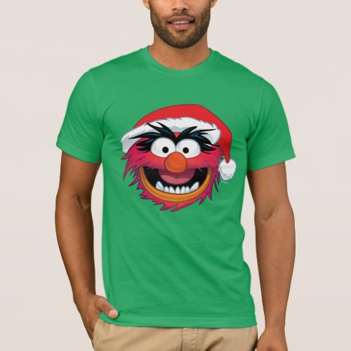 The Muppets  Christmas Animal Face T_Shirt