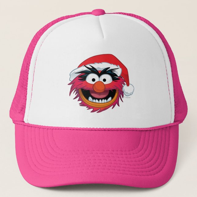 The Muppets | Christmas Animal Face Trucker Hat (Front)