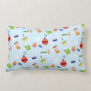 The Muppets   Christmas Holiday Pattern Lumbar Pillow