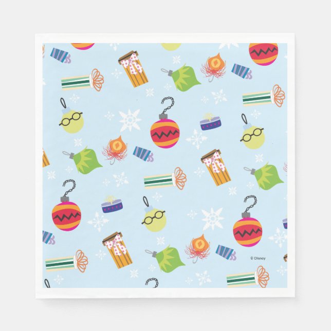 The Muppets | Christmas Holiday Pattern Napkins (Front)