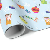 The Muppets | Christmas Holiday Pattern Wrapping Paper (Roll Corner)