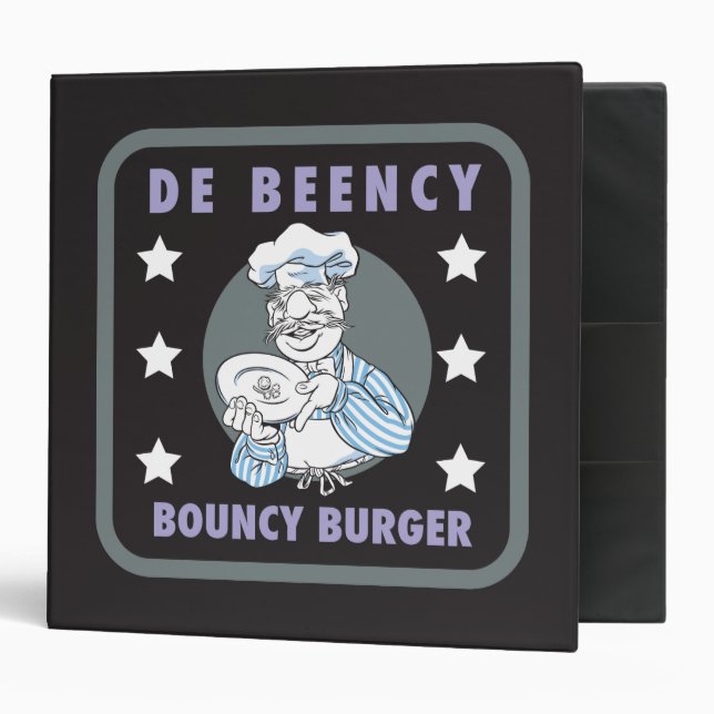 The Muppets | De Beency Bouncy Burger Logo 3 Ring Binder (Front/Inside)