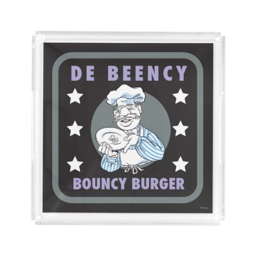 The Muppets  De Beency Bouncy Burger Logo Acrylic Tray