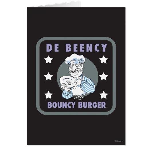 The Muppets | De Beency Bouncy Burger Logo Cards (Front)