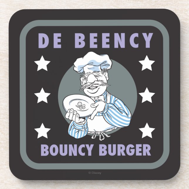 The Muppets | De Beency Bouncy Burger Logo Coaster (Front)
