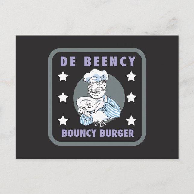The Muppets | De Beency Bouncy Burger Logo Postcard (Front)