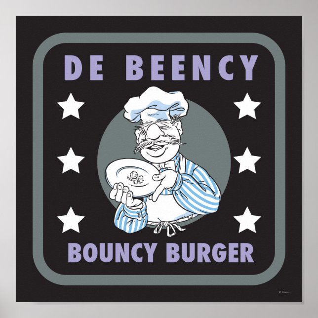 The Muppets | De Beency Bouncy Burger Logo Poster (Front)
