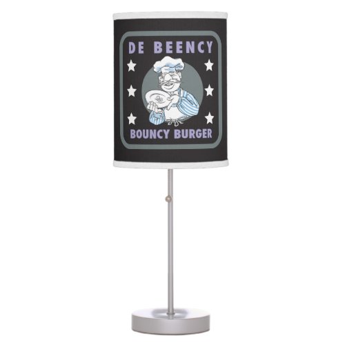 The Muppets  De Beency Bouncy Burger Logo Table Lamp