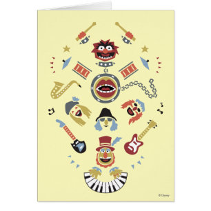 The Muppets Electric Mayhem Iconic Shape Graphic Cards