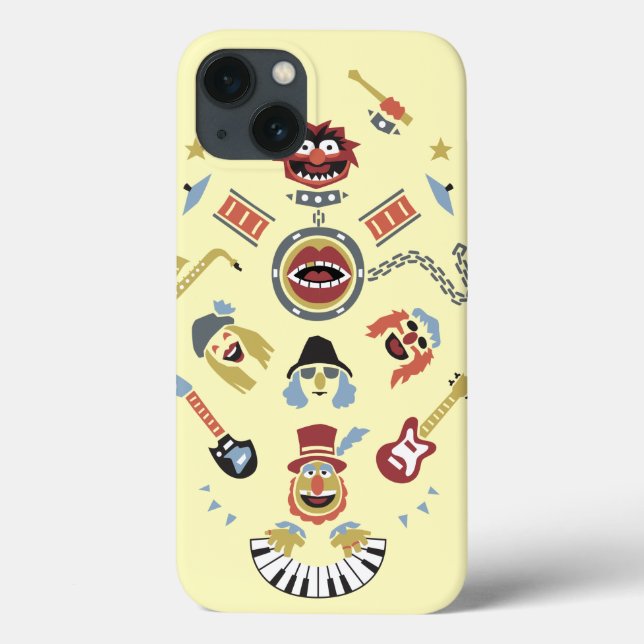 The Muppets Electric Mayhem Iconic Shape Graphic Case-Mate iPhone Case (Back)