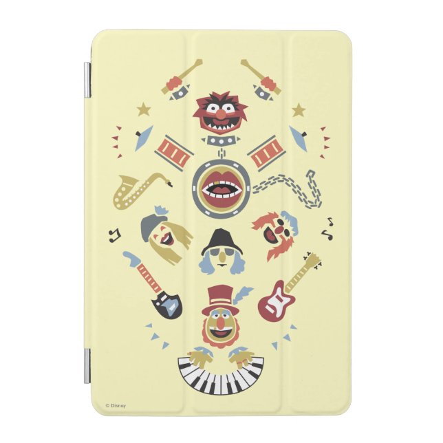 The Muppets Electric Mayhem Iconic Shape Graphic iPad Mini Cover (Front)