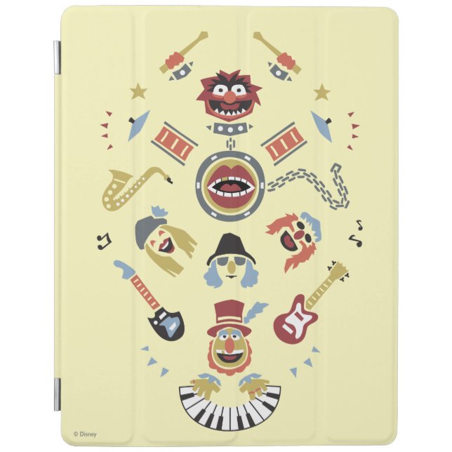 The Muppets Electric Mayhem Iconic Shape Graphic iPad Smart Cover (Front)