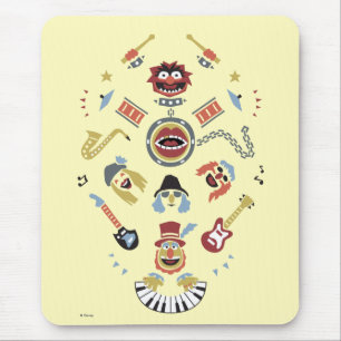 The Muppets Electric Mayhem Iconic Shape Graphic Mouse Pad