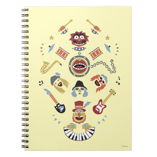 The Muppets Electric Mayhem Iconic Shape Graphic Notebook (Front)