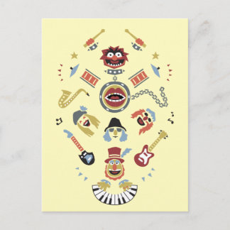 The Muppets Electric Mayhem Iconic Shape Graphic Postcard