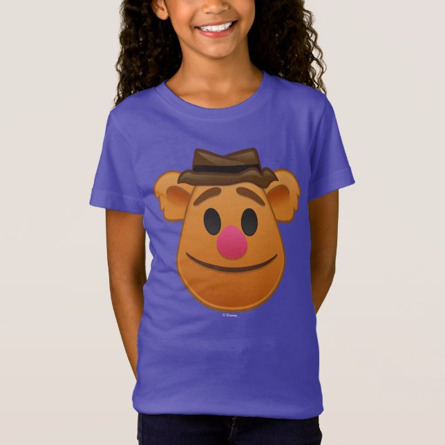 The Muppets| Fozzie Bear Emoji T-Shirt (Front)