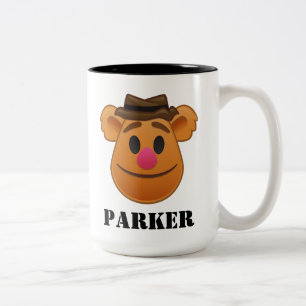 The Muppets Fozzie Bear Emoji Two-Tone Coffee Mug