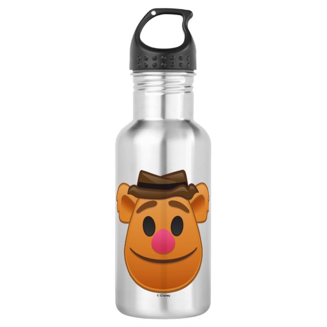 The Muppets| Fozzie Bear Emoji Water Bottle (Front)