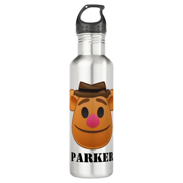 The Muppets| Fozzie Bear Emoji Water Bottle (Front)