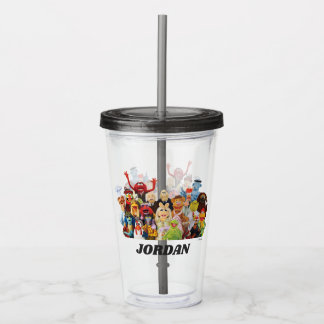 The Muppets Gang | Add Your Name Acrylic Tumbler