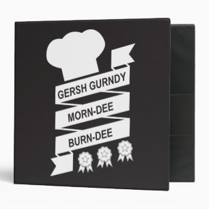 The Muppets   Gersh Gurndy Morn-Dee Burndee 3 Ring Binder