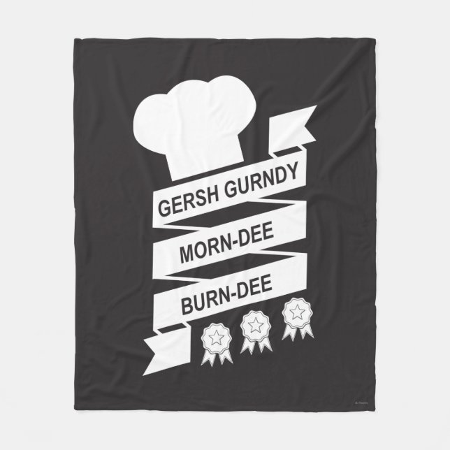 The Muppets | Gersh Gurndy Morn-Dee Burndee Fleece Blanket (Front)