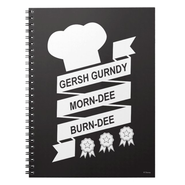 The Muppets | Gersh Gurndy Morn-Dee Burndee Notebook (Front)