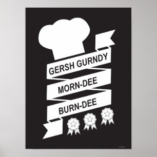 The Muppets Gersh Gurndy Morn-Dee Burndee Poster