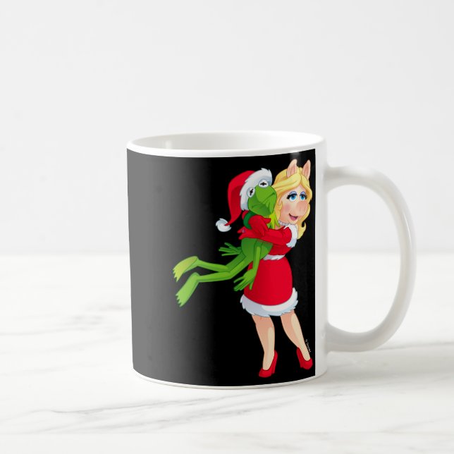 The Muppets Kermit Miss Ggy Christmas  Coffee Mug (Right)