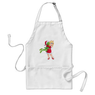 The Muppets Kermit & Miss Piggy Christmas Adult Apron