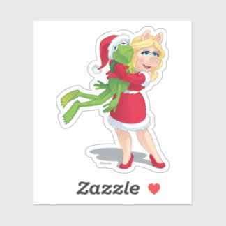 The Muppets | Kermit & Miss Piggy Christmas Sticker