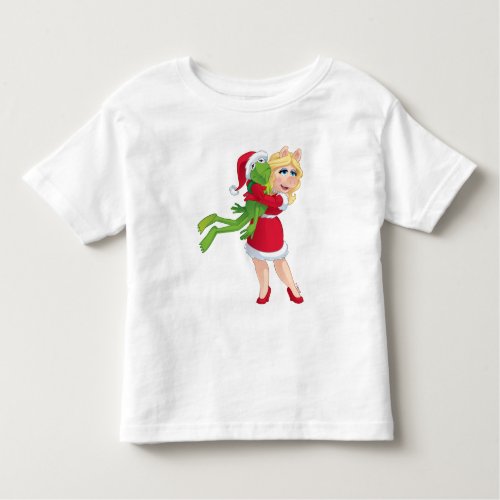 The Muppets  Kermit  Miss Piggy Christmas Toddler T_shirt