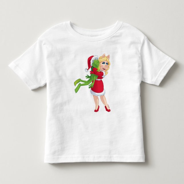 The Muppets | Kermit & Miss Piggy Christmas Toddler T-shirt (Front)