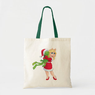 The Muppets Kermit & Miss Piggy Christmas Tote Bag