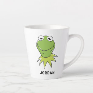 The Muppets Kermit similing Disney Latte Mug