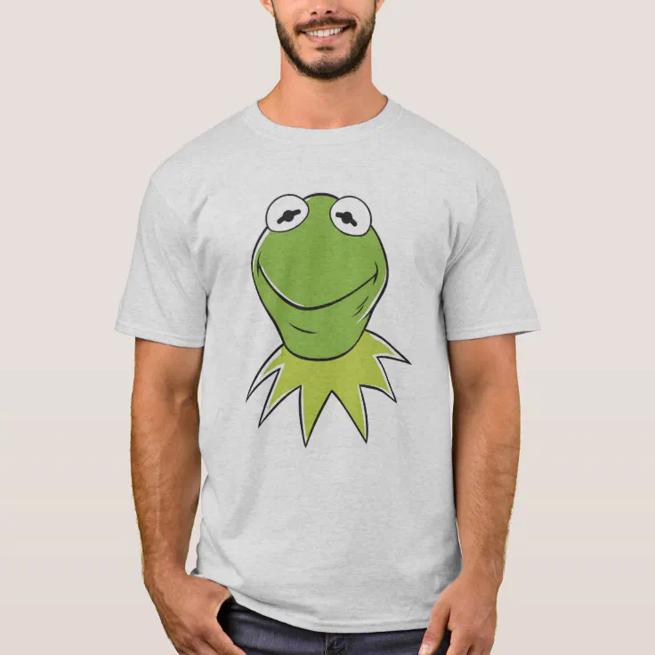 The Muppets Kermit Similing Disney T Shirt Zazzle The Muppets Kermit Similing Disney T Shirt Zazzle