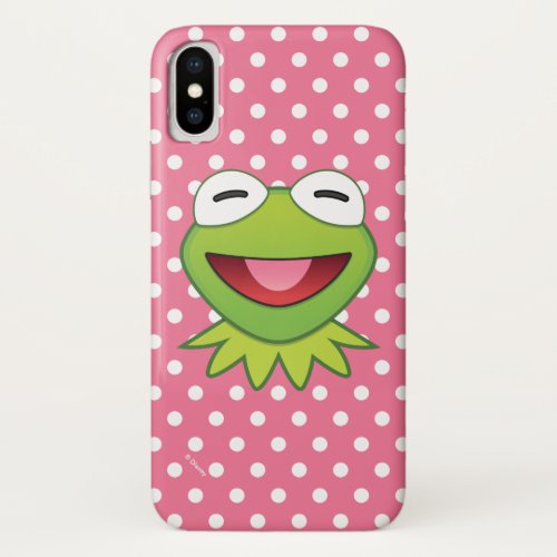 The Muppets Kermit The Frog Emoji iPhone X Case