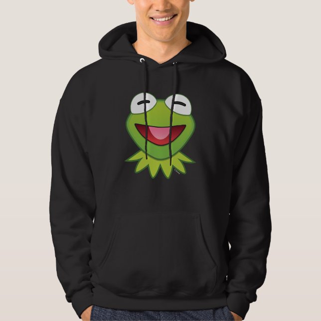 The Muppets| Kermit The Frog Emoji Hoodie (Front)