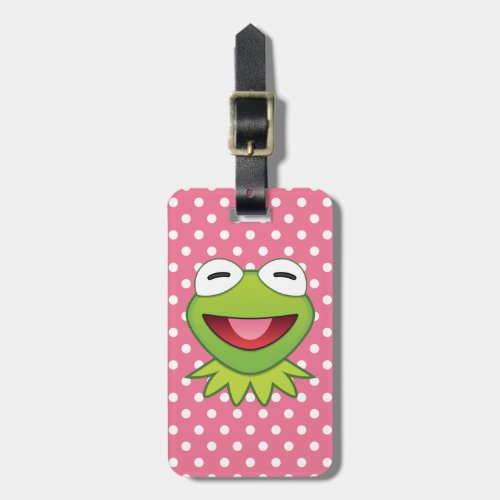 The Muppets Kermit The Frog Emoji Luggage Tag