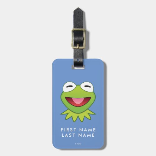 The Muppets Kermit The Frog Emoji Luggage Tag