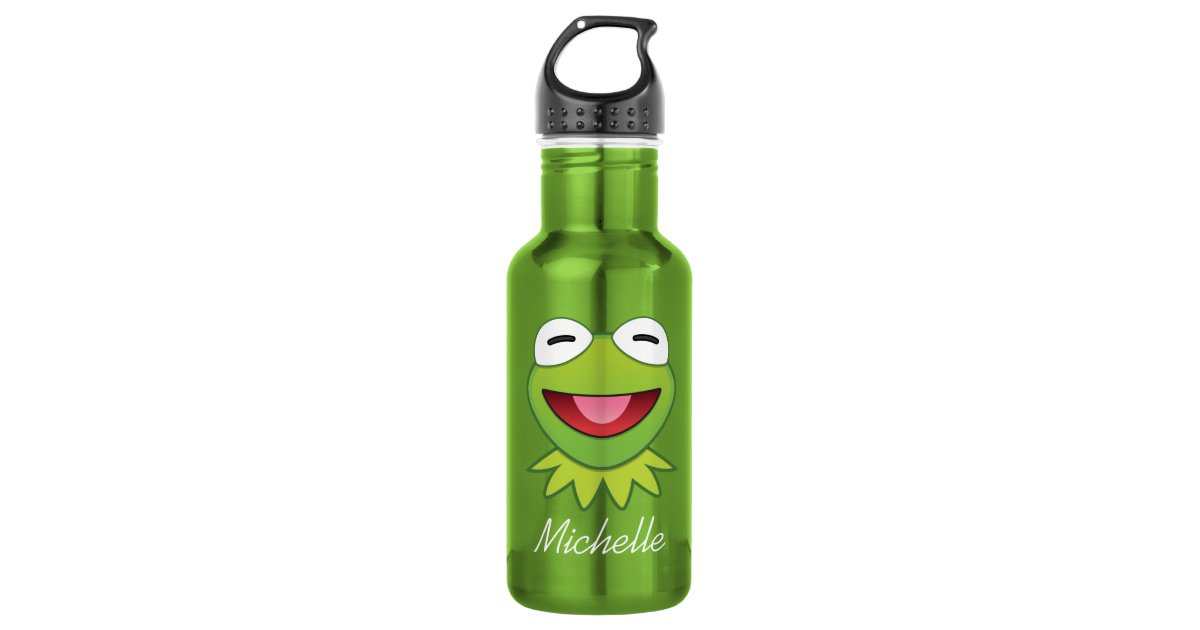The Muppets, Kermit The Frog Emoji Stainless Steel Water Bottle