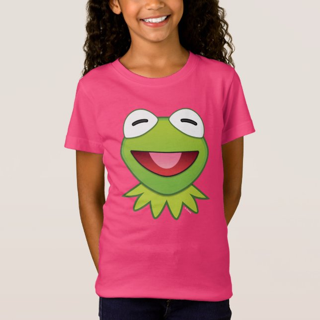 The Muppets| Kermit The Frog Emoji T-Shirt (Front)