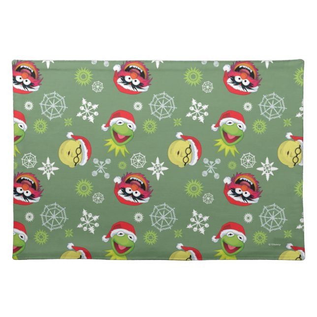 The Muppets | Merry Christmas Pattern Cloth Placemat (Front)