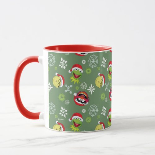 The Muppets  Merry Christmas Pattern Mug