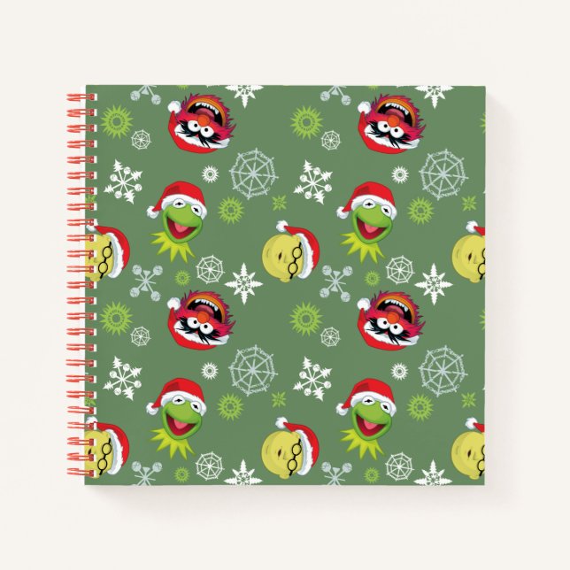The Muppets | Merry Christmas Pattern Notebook (Front)