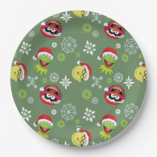 The Muppets   Merry Christmas Pattern Paper Plates